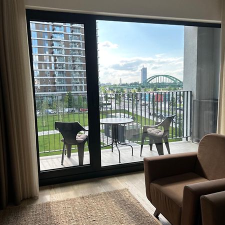 Luxury Waterfront View - BW Apartment River View Belgrad Exteriör bild