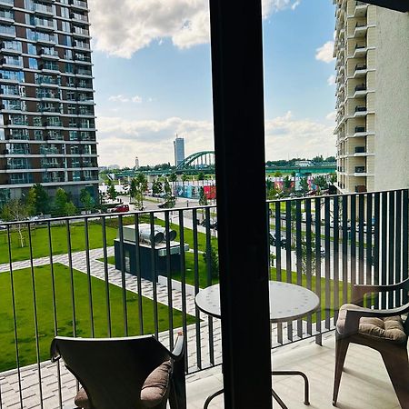 Luxury Waterfront View - BW Apartment River View Belgrad Exteriör bild